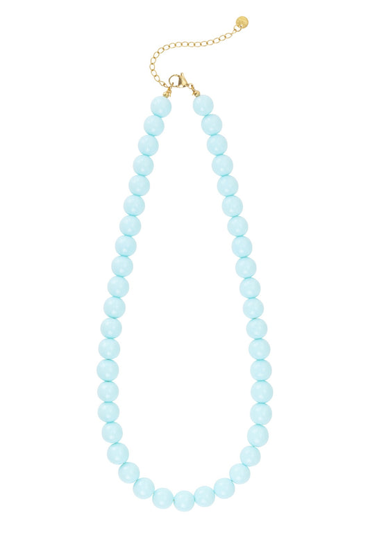 KETTING JADE BLAUW