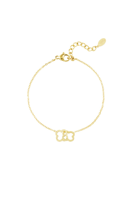 ARMBAND LINKED LUCKY GOUD