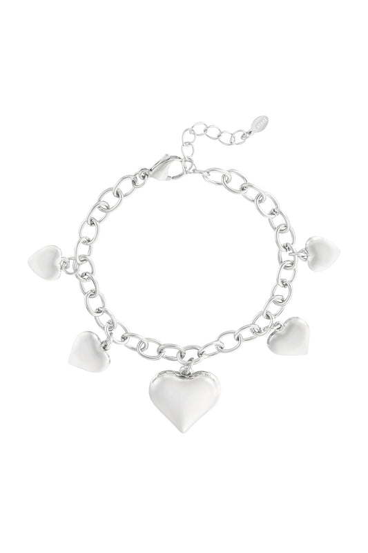 ARMBAND ENDLESS LOVE ZILVER