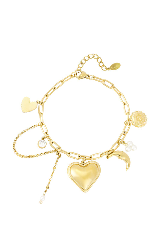 ARMBAND MOONLIGHT LOVER GOUD