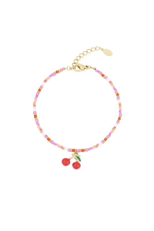 ARMBAND CHERRY MOMENT GOUD