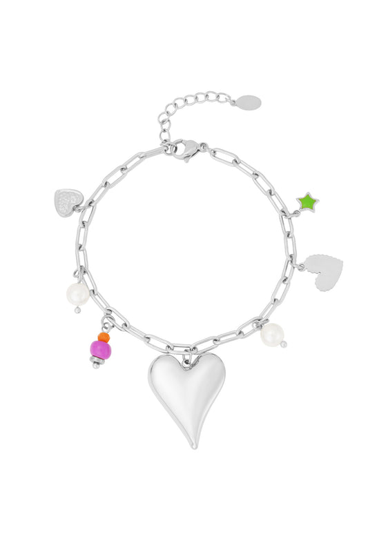 ARMBAND LOVE MOMENT ZILVER