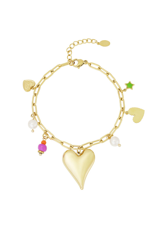 ARMBAND LOVE MOMENT GOUD