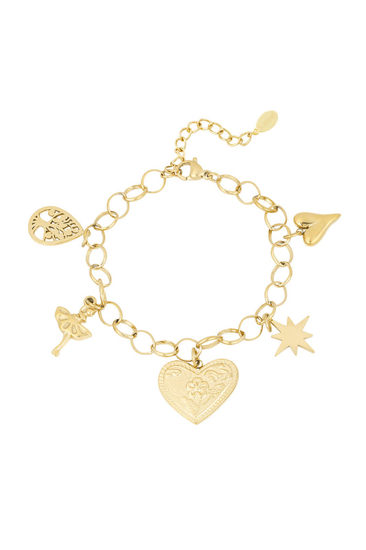ARMBAND SPARKLE GOUD