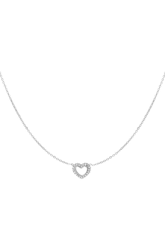 KETTING HARTJE ZILVER