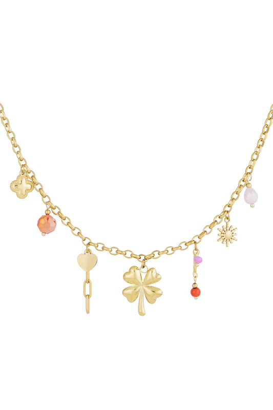 KETTING LUCKY CHARM GOUD
