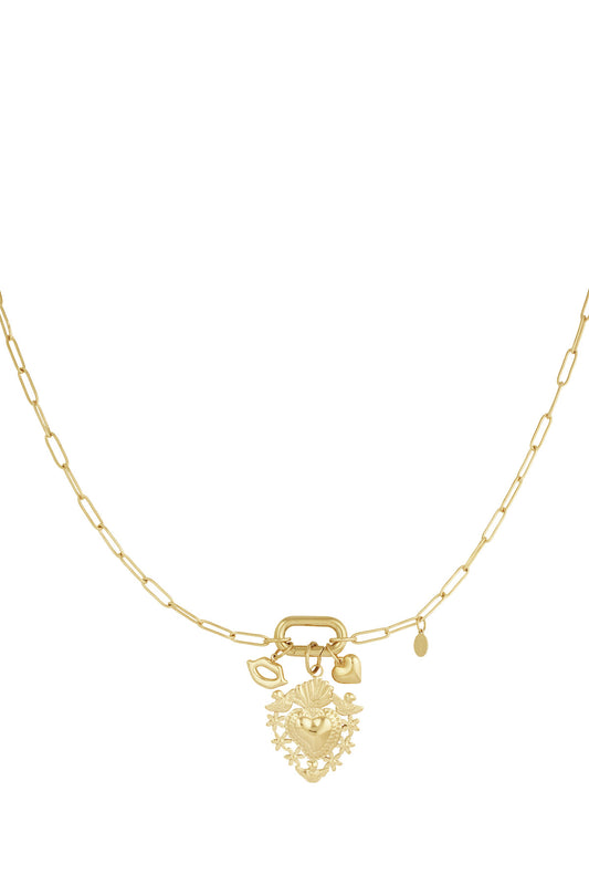 KETTING CHARM HAVEN GOUD