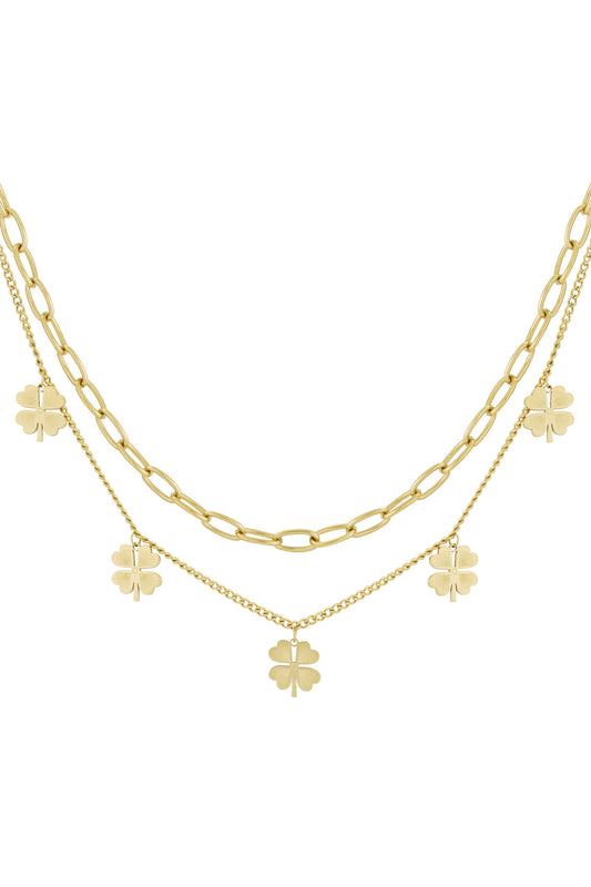 KETTING LAYERED LUCK GOUD