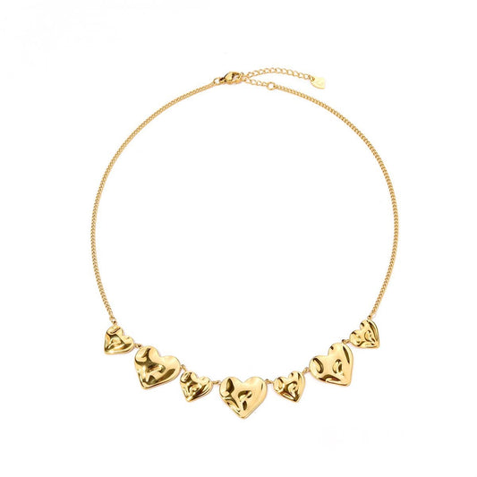 KETTING HEARTS GOUD