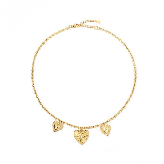 KETTING HEARTS BLING