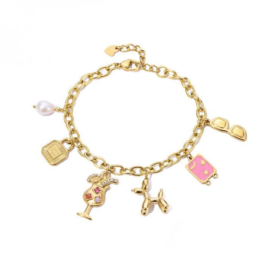 ARMBAND COCKTAIL GOUD