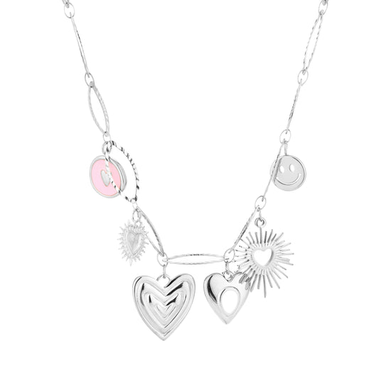 KETTING LOVE LIFE ZILVER
