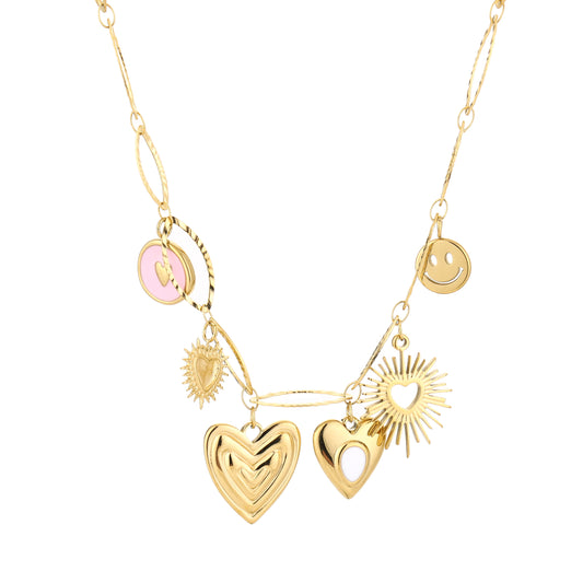 KETTING LOVE LIFE GOUD