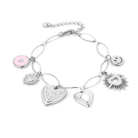 ARMBAND LOVE LIFE ZILVER