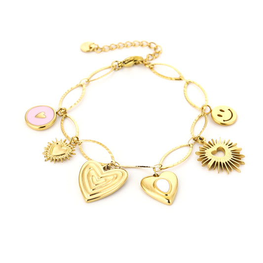 ARMBAND LOVE LIFE GOUD