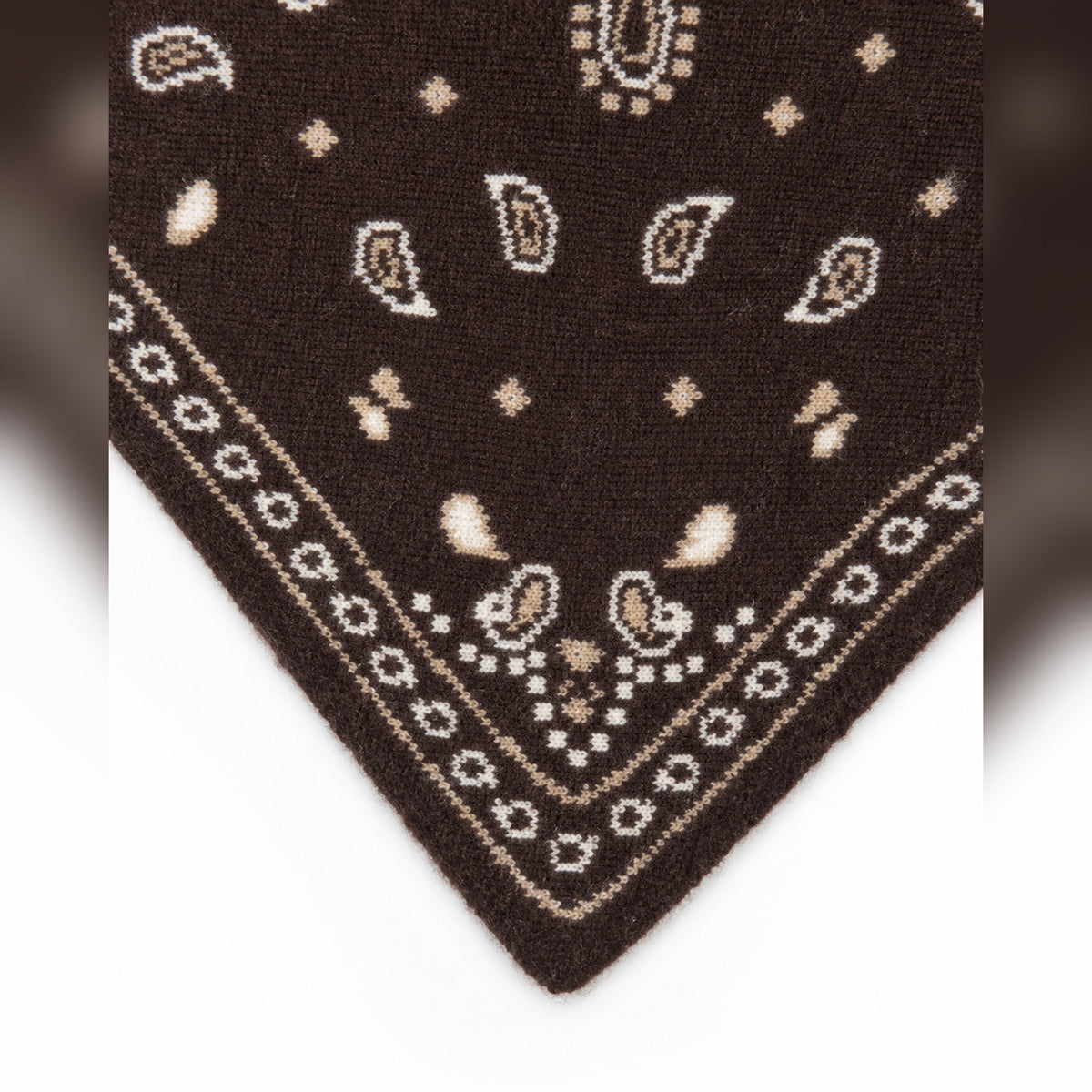SJAAL GEBREID PAISLEYPRINT BRUIN Kinaofashionboutique