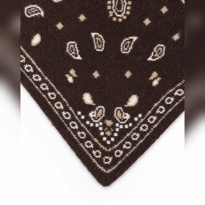 SJAAL GEBREID PAISLEYPRINT BRUIN Kinaofashionboutique