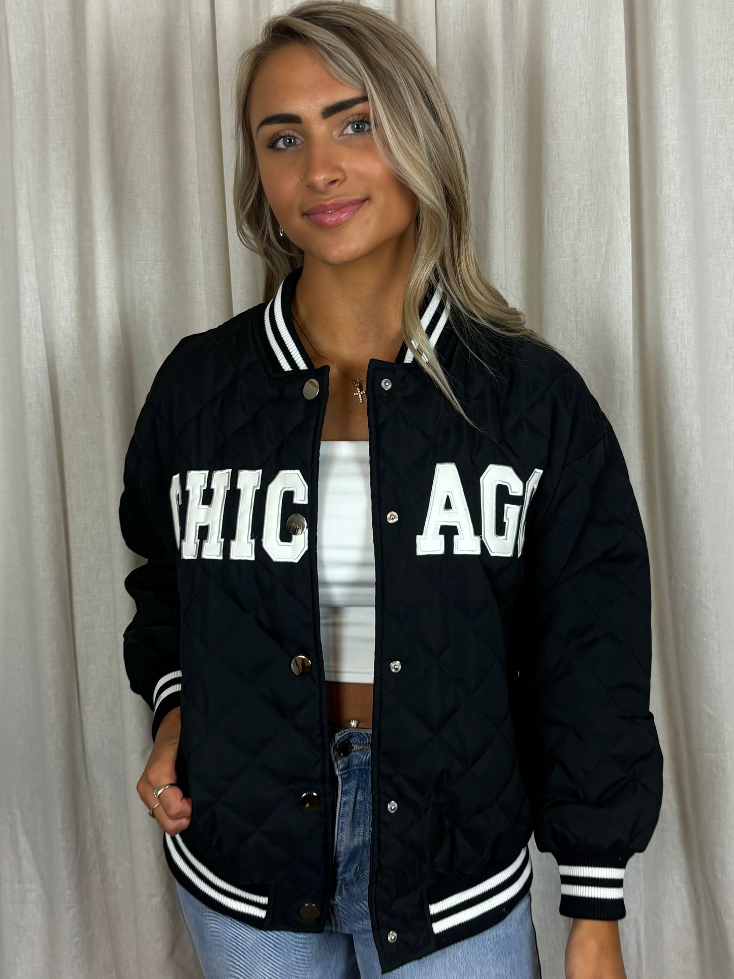 JACKET CHICAGO ZWART