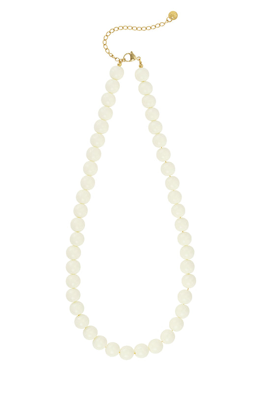 KETTING JADE WIT