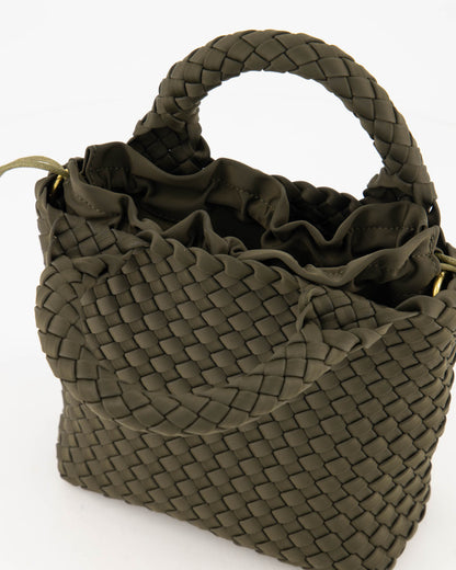 TAS ALYSSA DEEP OLIVE GREEN Kinaofashionboutique