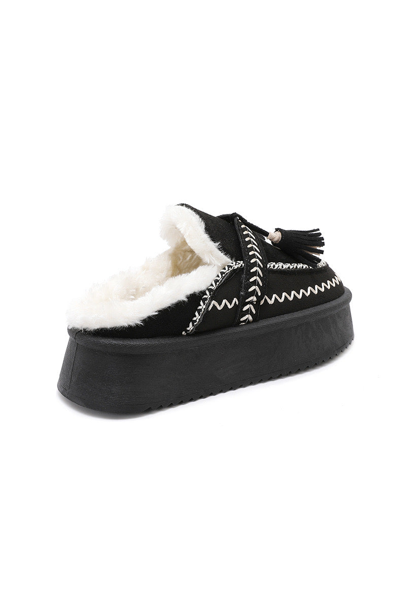 BOOTS COZY BENTHE ZWART