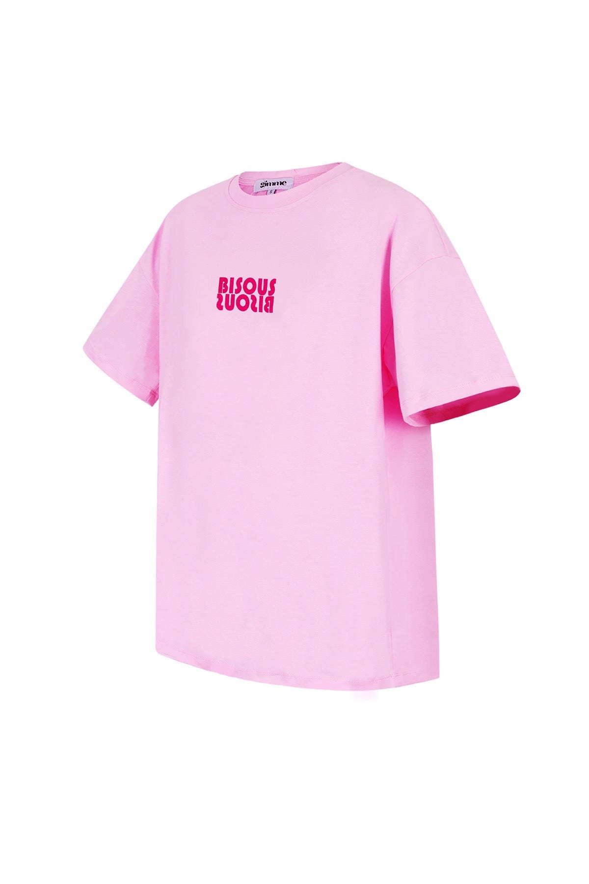 T-SHIRT BISOUS ROZE
