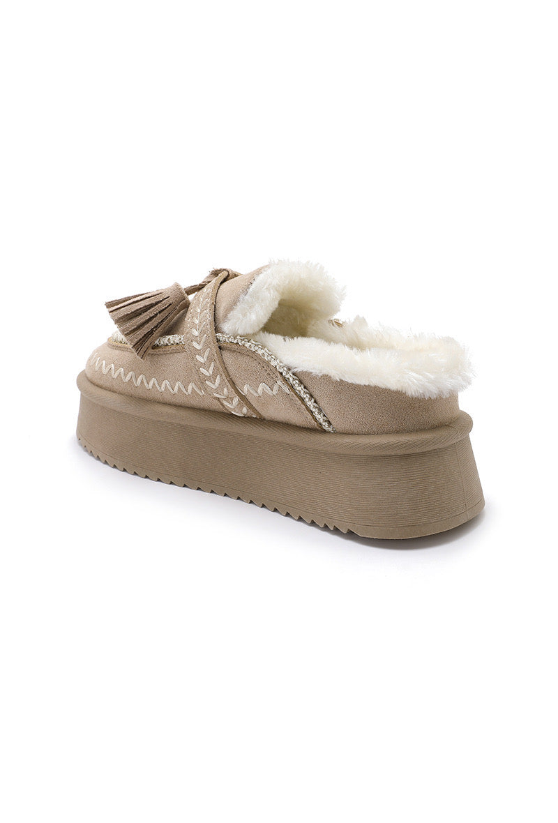 BOOTS COZY BENTHE KHAKI