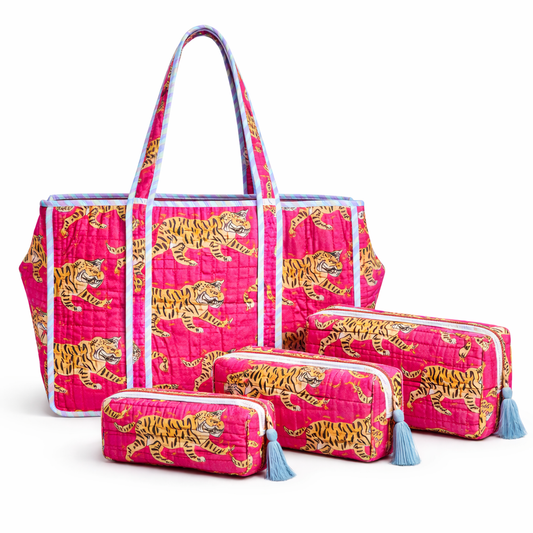 TAS PANTER SET FUSHIA
