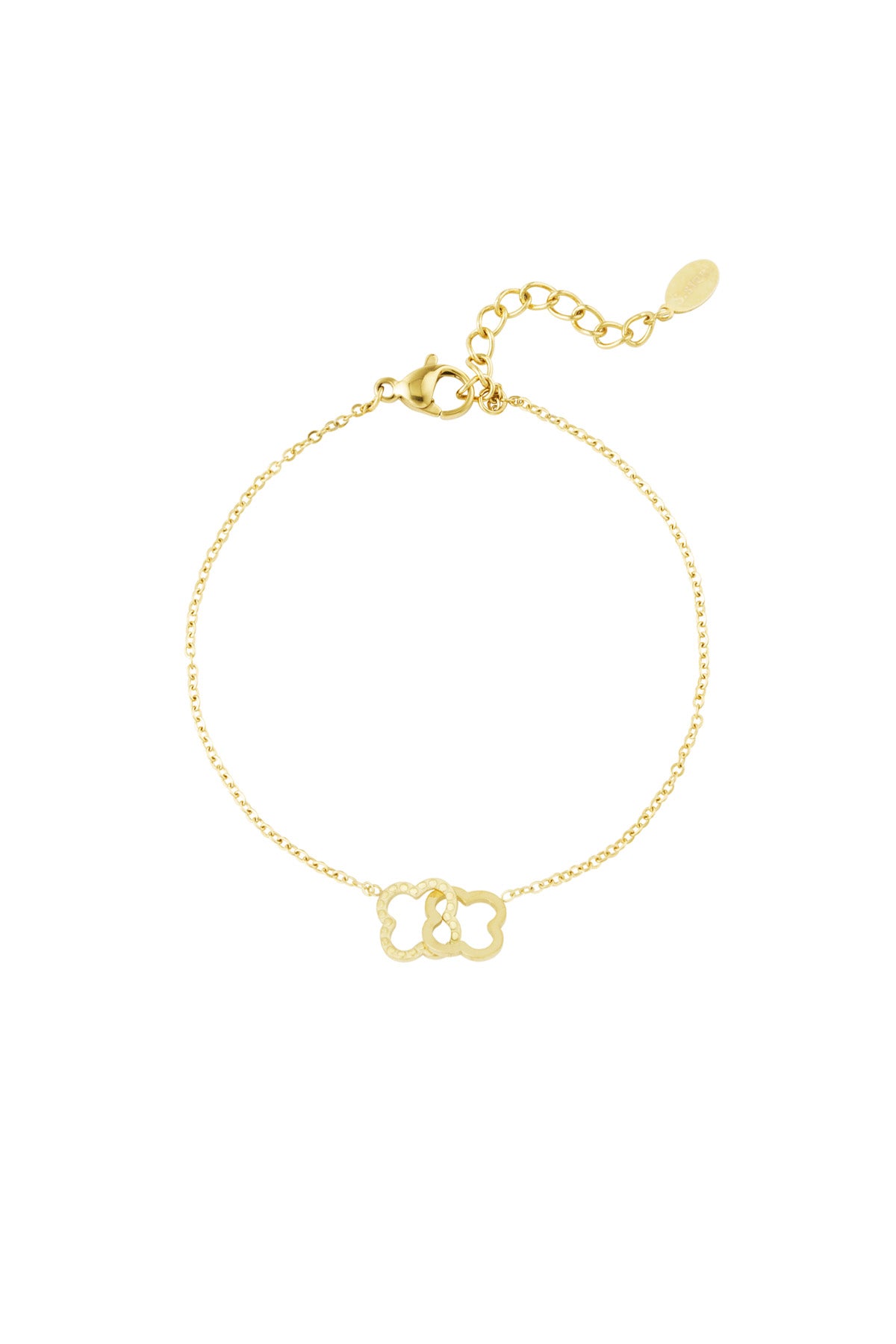 ARMBAND LINKED LUCKY GOUD