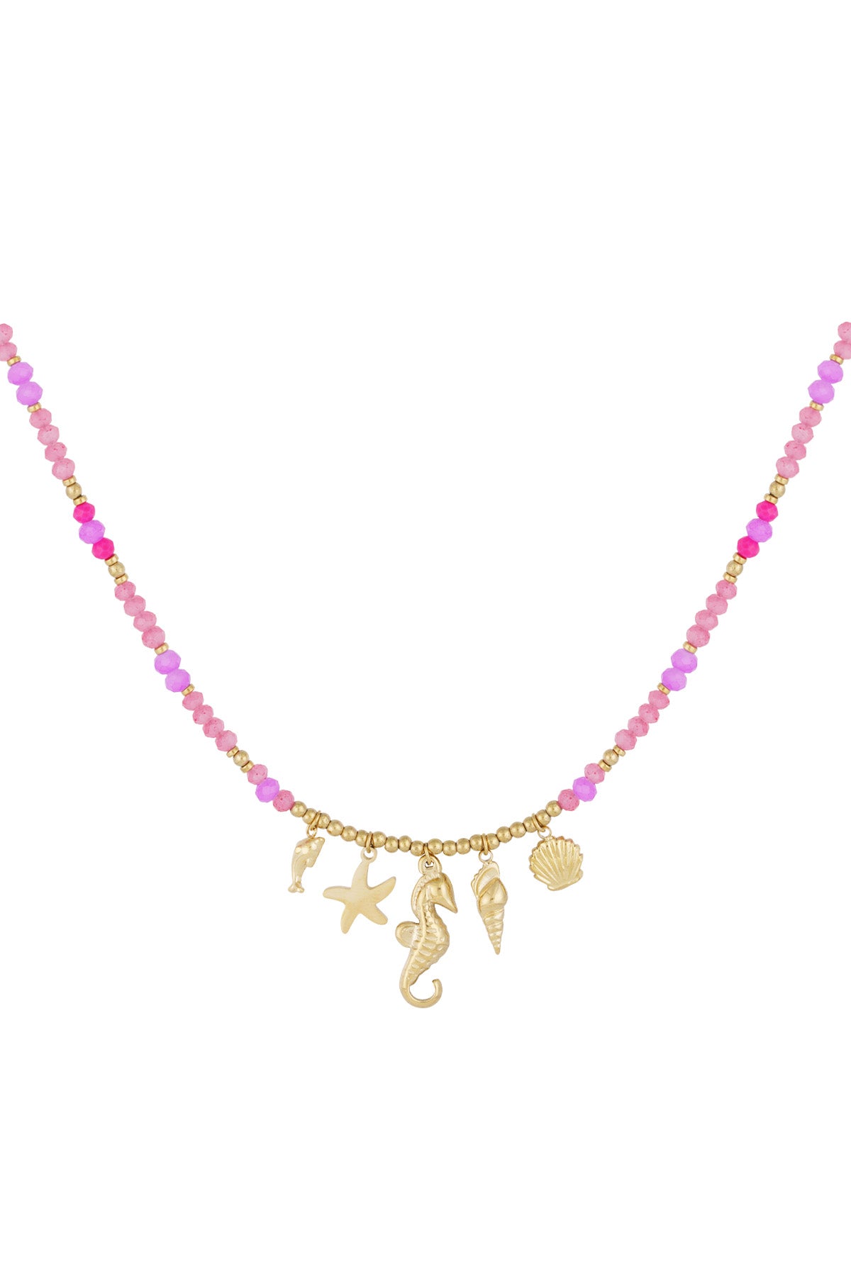 KETTING DOLPHIN ROZE