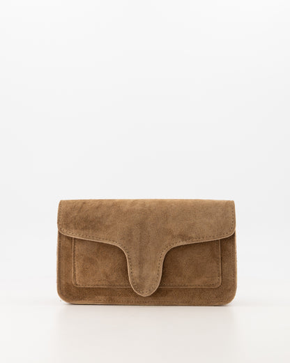 TAS MARGOT SUEDE TAUPE