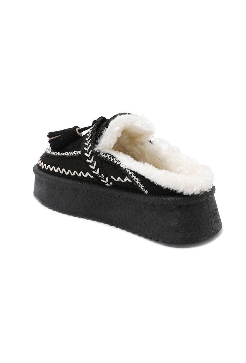 BOOTS COZY BENTHE ZWART
