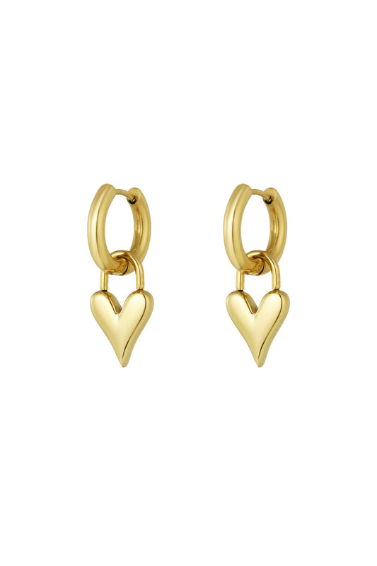 OORBELLEN LUCKY LOVE GOUD