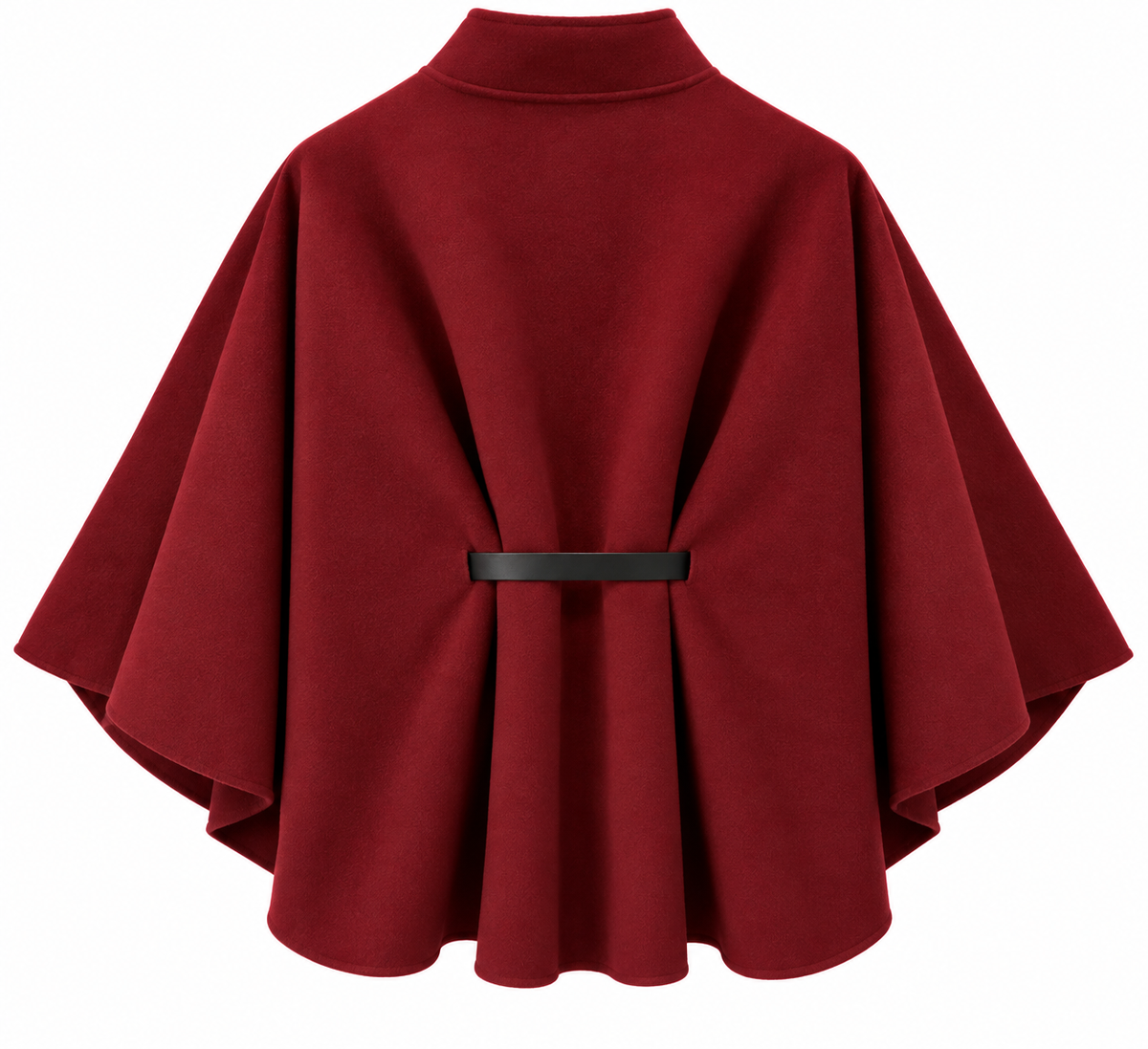 PONCHO VEST BORDEAUX Kinaofashionboutique