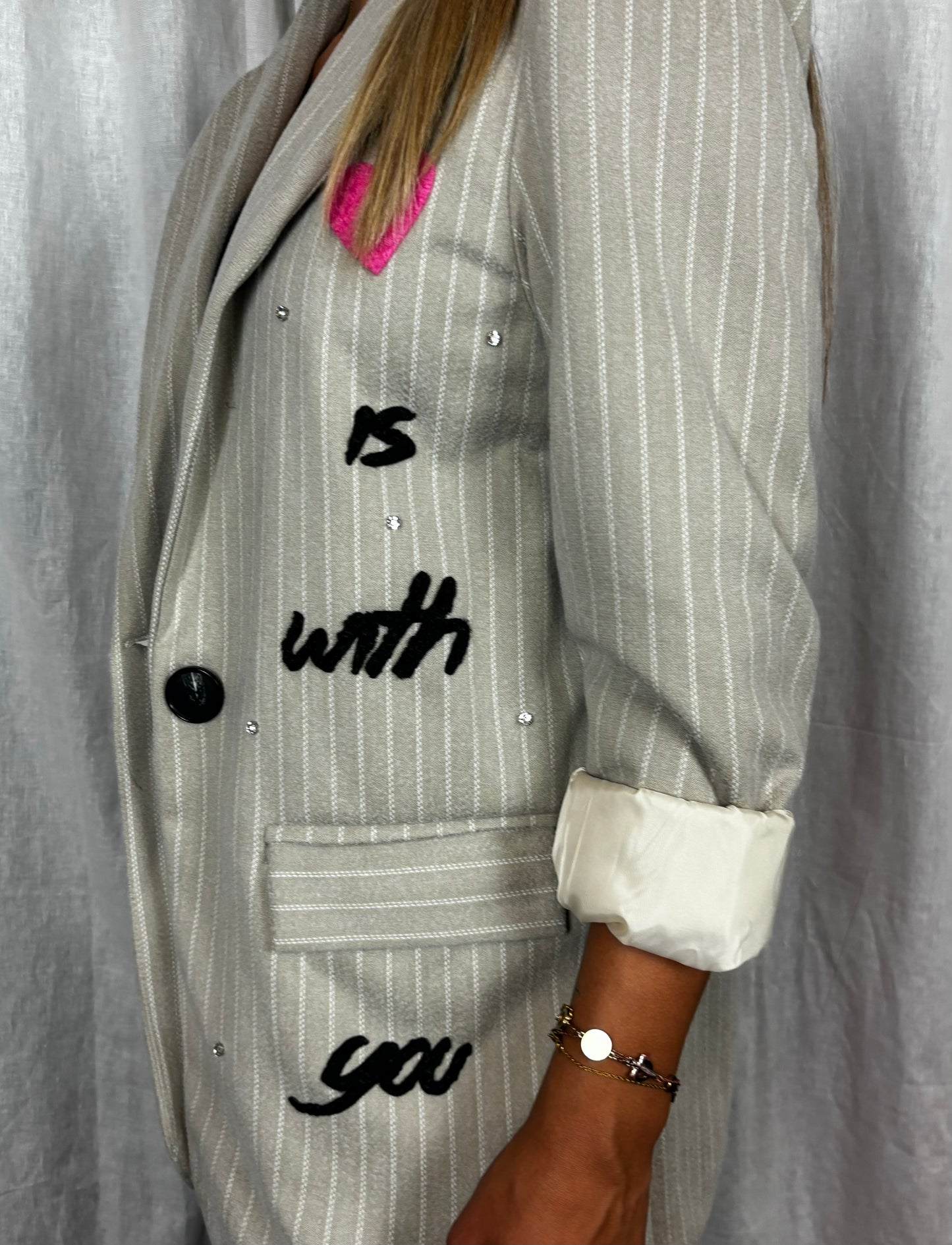 BLAZER LOES BEIGE