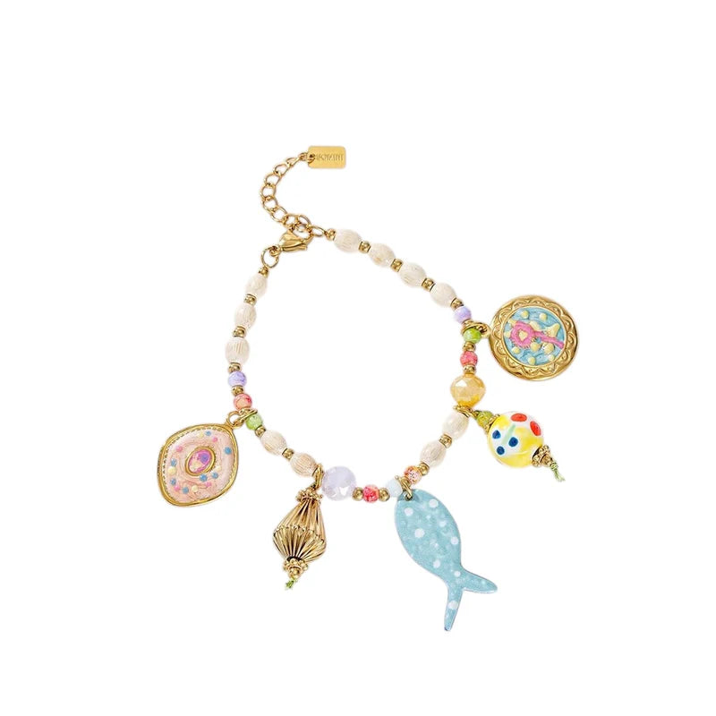 ARMBAND FISH BLAUW