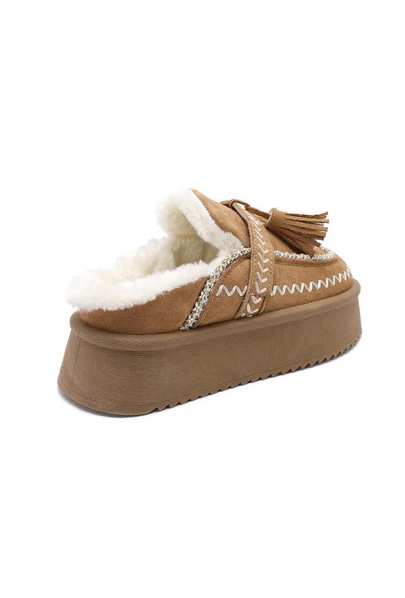 BOOTS COZY BENTHE CAMEL