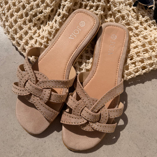 SLIPPERS BEAU KHAKI