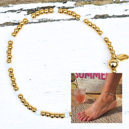 ENKELBANDJE BASIS WIT - LABEL SIX