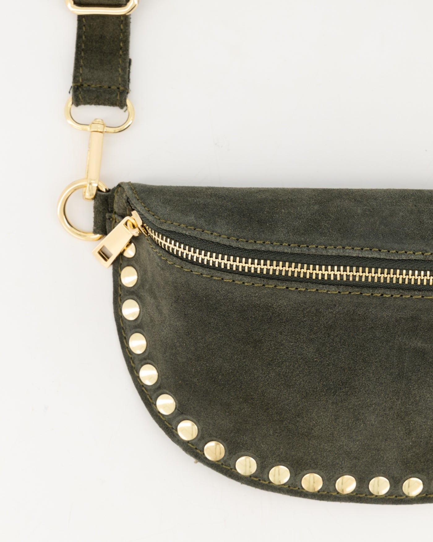 TAS DEBBY GROEN SUEDE D49