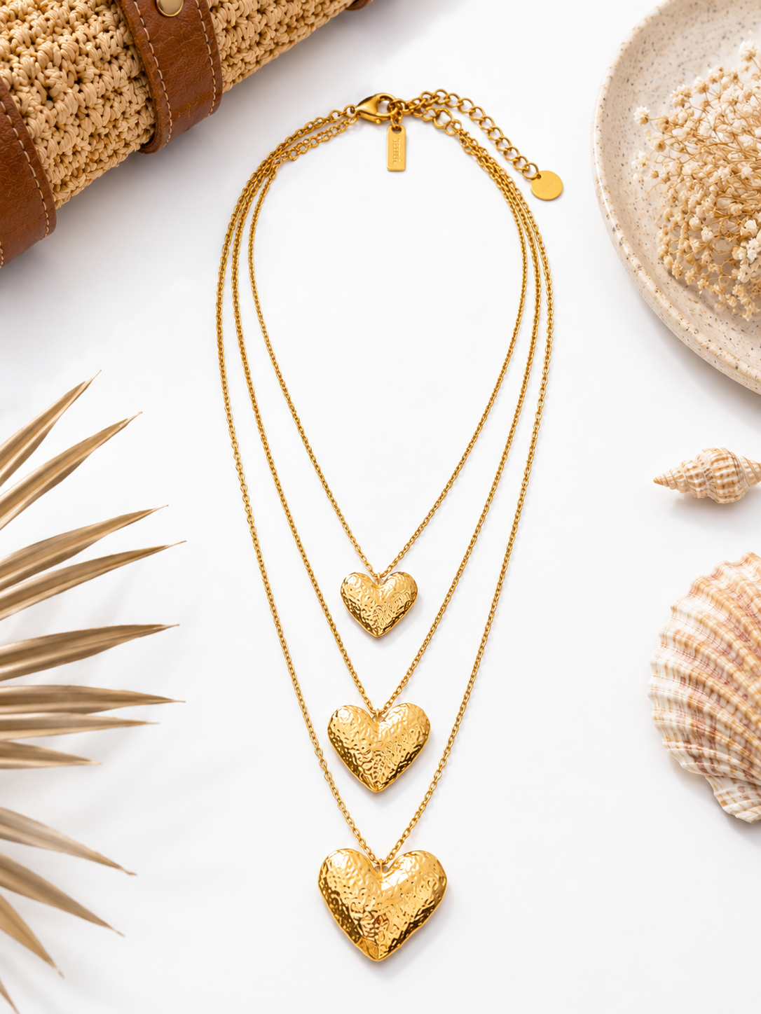 KETTING TRIPLE LOVE GOUD