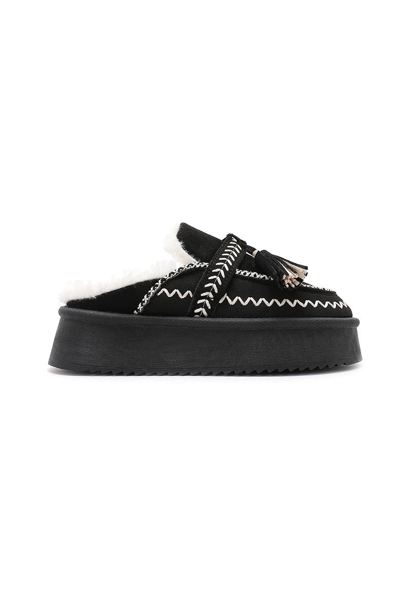 BOOTS COZY BENTHE ZWART