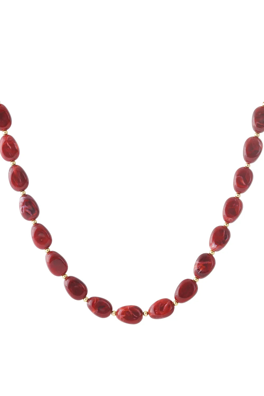 KETTING KRALEN CASUAL ROOD