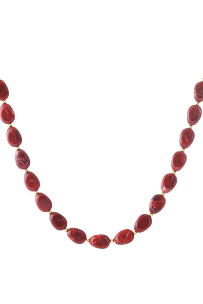 KETTING KRALEN CASUAL ROOD