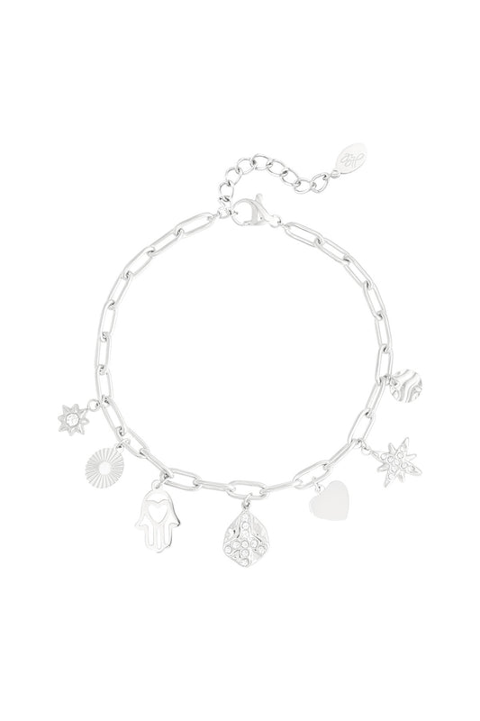 ARMBAND HOLY LIFE ZILVER