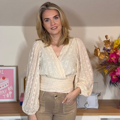 BLOUSE LOU CRÈME