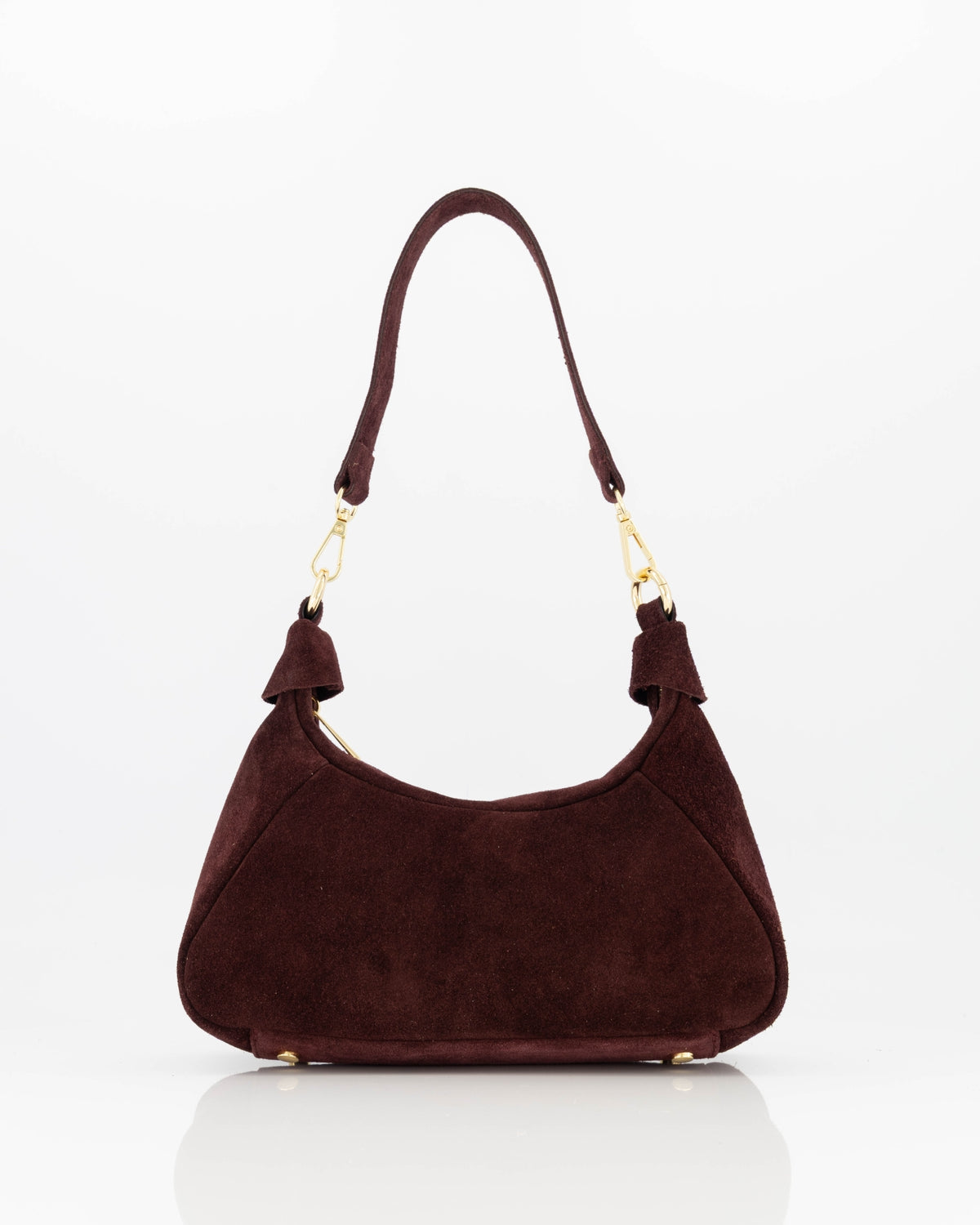 TAS VANYA SUEDE BORDEAUX Kinaofashionboutique