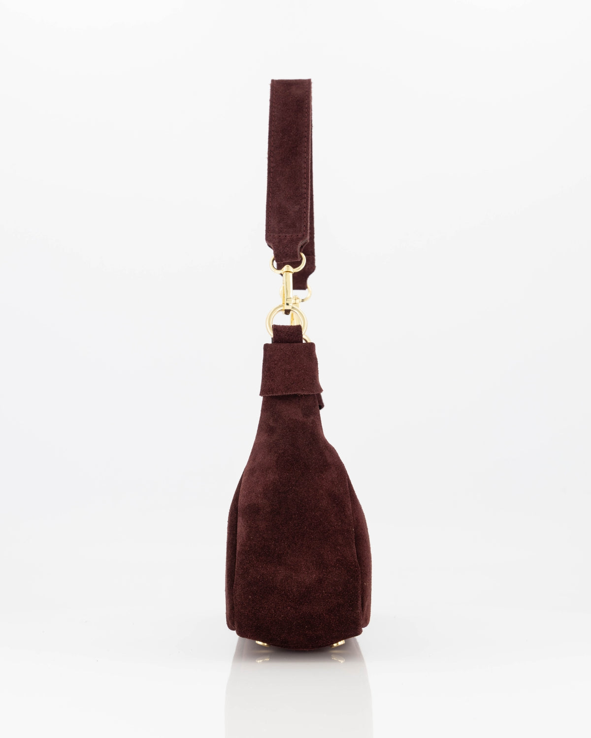 TAS VANYA SUEDE BORDEAUX Kinaofashionboutique