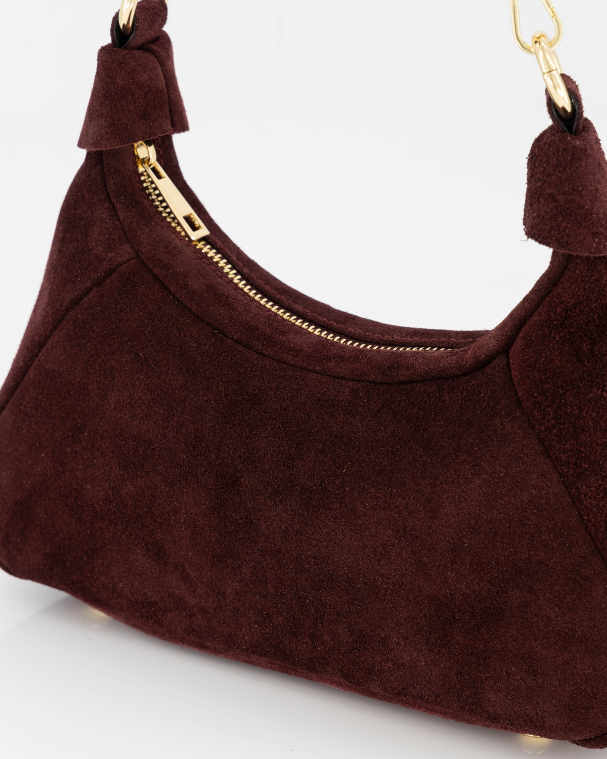 TAS VANYA SUEDE BORDEAUX Kinaofashionboutique