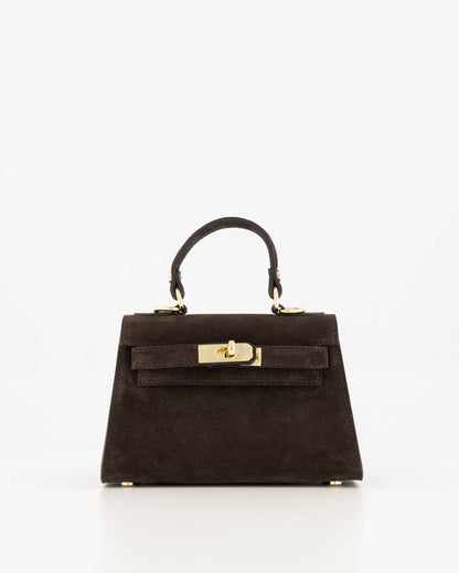 TAS GRACE BROWN SUEDE